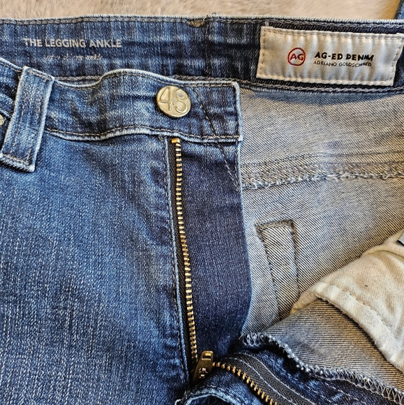 7. AG The Legging Ankle Distressed Skinny Jeans sz30R - Picture 2 of 15